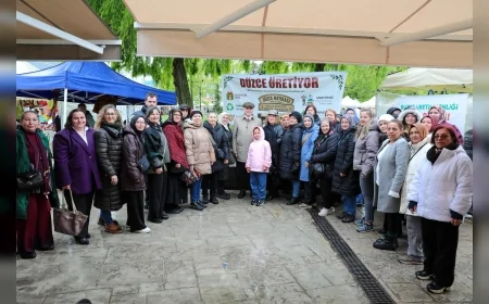 Düzce Belediye Başkanı Dr. Faruk Özlü: “Üretici kadınlara düzenli satış alanı sağlayacağız”
