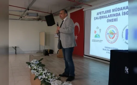 İZ-AFED YÖNETİM KURULU ÜYESİ MUTLU BURAK PAKSOY: “AFETLERE MÜDAHALEDE İŞ SAĞLIĞI VE GÜVENLİĞİ HAYATİ ÖNEM TAŞIYOR”