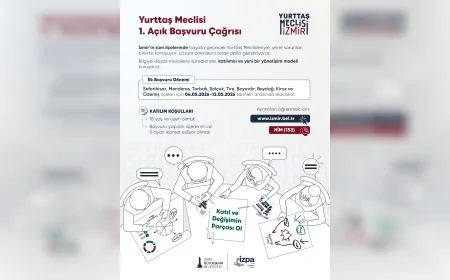 İzmir Büyükşehir Belediyesi Yurttaş Meclisi ile kent yönetiminde doğrudan katılım süreci başlatıyor