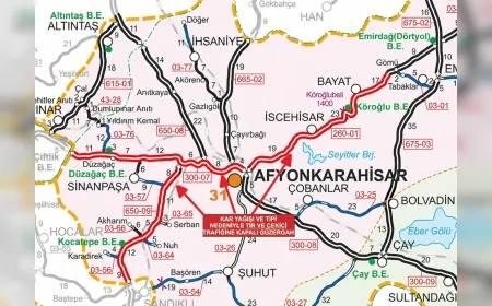 Ulaştırma ve Altyapı Bakanlığı Yoğun Kar Nedeniyle Üç Devlet Yolunu Tır Trafiğine Kapattı
