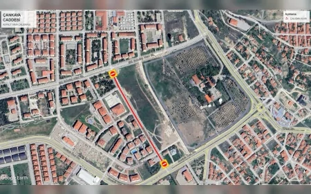 Eskişehir Büyükşehir Belediyesi Çankaya Caddesi İçin 4-5 Mayıs’ta Trafik Kapanışı Uyarısı Yaptı