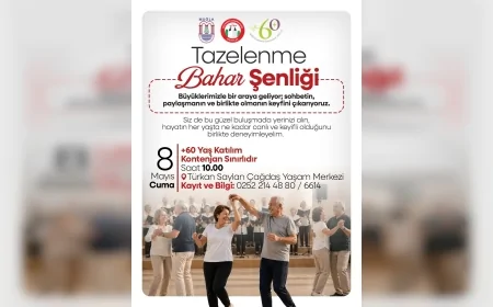 Menteşe Belediyesi 60 yaş üstü vatandaşlar için Tazelenme Bahar Şenliği düzenliyor