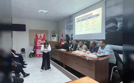 EDİRNE BELEDİYESİ SERHAD BİRLİK ŞOFÖRLERİNE İLK YARDIM EĞİTİMİ VERDİ