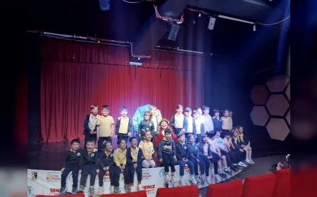 DENİZLİ’DE ULUSLARARASI FESTİVALDE “RÜZGÂRDA SAVRULAN YAPRAKLAR” ÇOCUKLARLA BULUŞTU