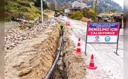 Denizli Büyükşehir Belediyesi DESKİ Honaz’da 7,4 milyon TL’lik içme suyu altyapı projesini tamamladı