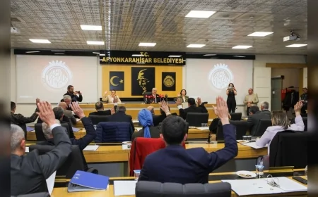 AFYONKARAHİSAR BELEDİYE MECLİSİ MAYIS OTURUMUNDA SOSYAL DESTEK VE YATIRIM KARARLARI ALDI