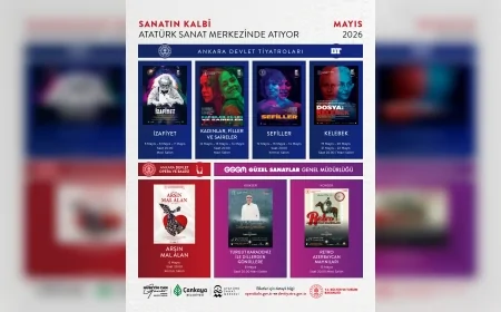 Çankaya Belediyesi Atatürk Sanat Merkezi Mayıs ayında tiyatrodan konsere uzanan programla dikkat çekiyor