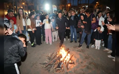 Marmaris’te Hıdırellez Şenliği Sahilde Yoğun Katılımla Coşkuyla Kutlandı
