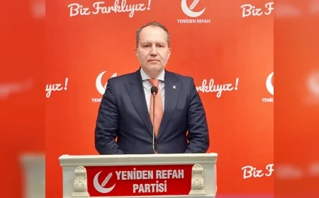 Yeniden Refah Partisi Genel Başkanı Fatih Erbakan Saha 2026 Fuarı’nda tanıtılan savunma sistemlerine dikkat çekti