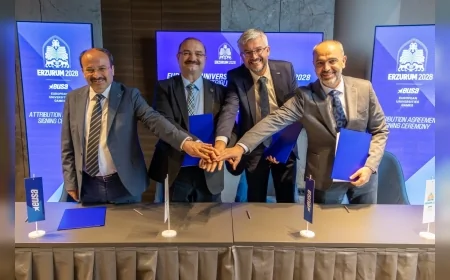 TÜSF Başkanı Prof. Dr. Mutlu Türkmen: “2028 EUSA Üniversite Kış Oyunları Erzurum’da Düzenlenecek”
