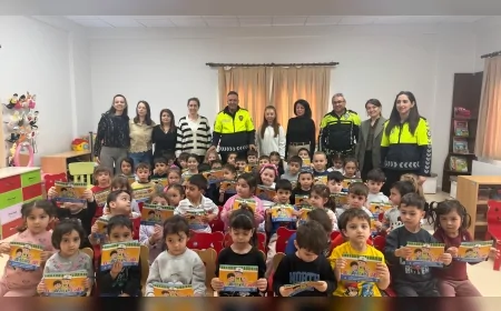 Eskişehir Büyükşehir Belediyesi Es Çocuk Evi’nde miniklere trafik bilinci eğitimi verildi