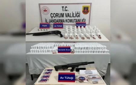 Çorum’da Uyuşturucu Operasyonlarında 46 Bin Hap ve Silah Ele Geçirildi, 29 Şüpheli Tutuklandı