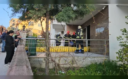 Çorum’da Apartman Sığınağında Çıkan Yangın Paniğe Neden Oldu