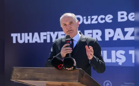 Düzce Belediye Başkanı Dr. Faruk Özlü: “Ektiğimiz tohumları artık biçmeye başlıyoruz”