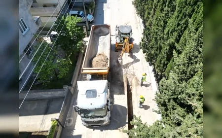 BURSA BÜYÜKŞEHİR BELEDİYESİ OSMANGAZİ’DE ALTYAPIYI YENİ HATLARLA GÜÇLENDİRİYOR!