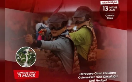 Çorum’da Liseler Arası Ok Savaşları İçin Başvurular Başladı