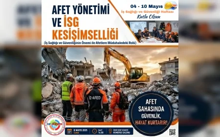 İZ-AFED’in Düzenlediği “Afet Yönetimi ve İSG Kesişimselliği” Sempozyumu İzmir’de Yapılacak