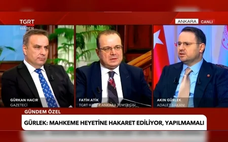 ADALET BAKANI AKIN GÜRLEK: “FAİLİ MEÇHUL DOSYALARIN SONUNA KADAR TAKİPÇİSİYİZ”
