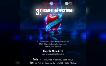 Ege Üniversitesi 3. Uluslararası Turan Film Festivali’nde ödüller sahiplerini bulacak