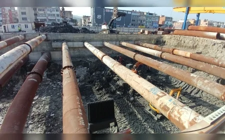 İzmir Büyükşehir Belediyesi: “Halkapınar Yeraltı Araç Depolama Tesisi’nde fiziki ilerleme yüzde 62’ye ulaştı”