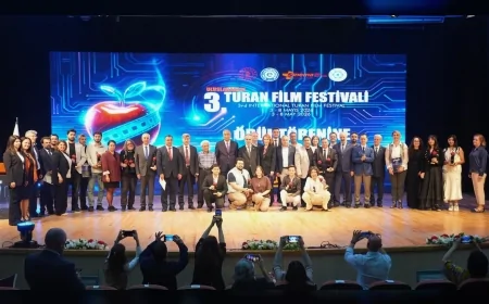 Ege Üniversitesi’nde düzenlenen 3. Uluslararası Turan Film Festivali’nde 90 ülkeden gelen eserler ödüllendirildi