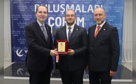 Yeniden Refah Partisi Çorum Teşkilatından Genel Merkeze 3 Yeni Görevlendirme