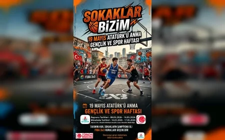 Nevşehir’de “Takımını Kur, Sokakların Şampiyonu Ol” sloganıyla 3x3 basketbol turnuvası düzenlenecek