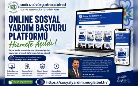 MUĞLA BÜYÜKŞEHİR BELEDİYESİ SOSYAL YARDIM BAŞVURULARINI DİJİTALE TAŞIDI