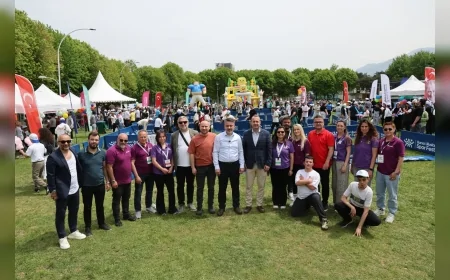 Bursa Büyükşehir Belediyesi Spor Festivali’nde özel çocukları spor ve eğlenceyle buluşturdu