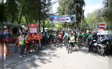 EFELER BELEDİYE BAŞKANI ANIL YETİŞKİN EV SAHİPLİĞİNDE 2. EFELER BİSİKLET FESTİVALİ YOĞUN KATILIMLA BAŞLADI!