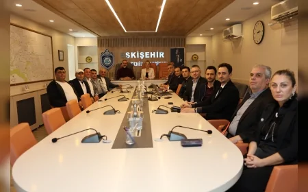 Eskişehir Büyükşehir Belediyesi Kurtuluş Kapalı Pazar Yeri Projesi İçin Pazarcılar Odasıyla Ortak Akıl Toplantısı Düzenledi!