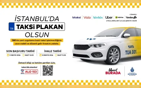 İBB’nin Uygulama Bazlı Taksi Projesinde 8. İhale 12 Mayıs’ta Yenikapı’da Yapılacak