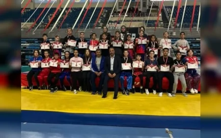 Sakarya’daki Wushu Türkiye Şampiyonası’nda Çorumlu Öğrencilerden 26 Madalyalık Büyük Başarı
