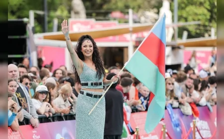Azerbaycan Eurovision 2026’da JIVA’nın “Just Go” Performansıyla Dikkat Çekti CUMHA Foto Muhabirleri Viyana’daki Atmosferi Takip Ediyor
