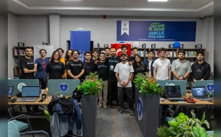 Bursa’da Düzenlenen Teknoloji Maratonunda Genç Yazılımcılar Yapay Zeka Projeleri Geliştirdi
