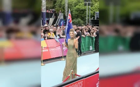 Avustralyalı Sanatçı Delta Goodrem “Eclipse” Performansıyla Eurovision 2026’da Viyana Sahnesine Damga Vurdu