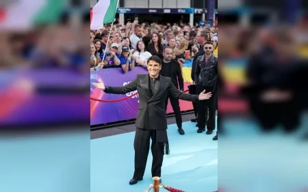 İtalya’yı Eurovision 2026’da temsil eden Sal Da Vinci “Per sempre sì” ile Viyana sahnesinde büyük ilgi gördü