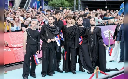 Sırbistan’ın Eurovision 2026 Temsilcisi Lavina Viyana Sahnesinde Gotik Metal Şovuyla Dikkat Çekti