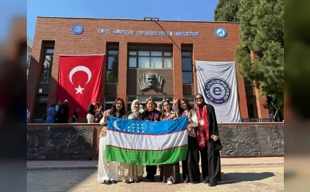 Ege Üniversitesi’nde Türk ve Özbek Gençler Ortak Kültür Mirasında Buluştu