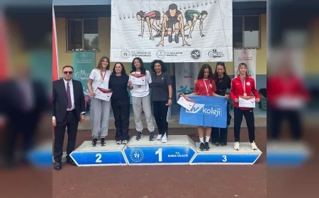 Manisalı Belinay Gündoğdu Bursa’daki Şampiyonada 60 Metrede Türkiye Birincisi Oldu