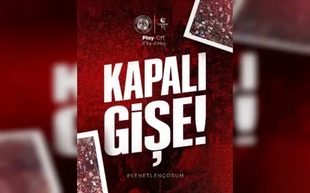Çorum’da Tarihi İlgi Arca Çorum FK-Bodrum FK Maçının Biletleri 2 Saatte Tükendi