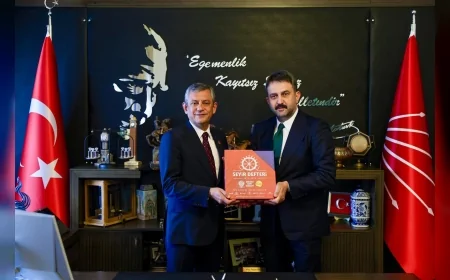 Ankara Kent Konseyi Başkanı Halil İbrahim Yılmaz, CHP Genel Başkanı Özgür Özel’i Ziyaret Etti