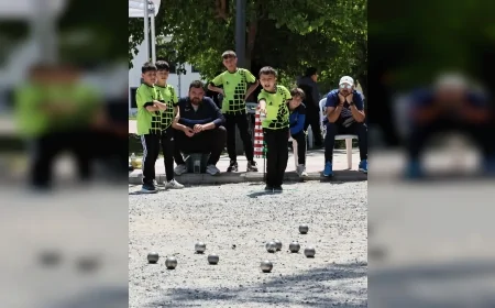 Manisa’da 12 İlden 510 Sporcunun Katıldığı Okul Sporları Bocce Grup Müsabakaları Başladı