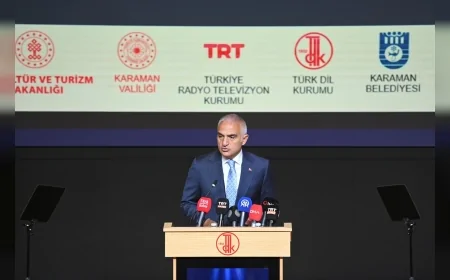 Kültür ve Turizm Bakanı Mehmet Nuri Ersoy: “Diline Sahip Çıkan Millet Geleceğine Sahip Çıkar”