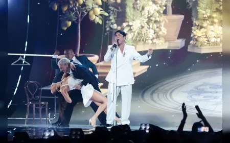 Eurovision 2026’da Sal Da Vinci “Per sempre sì” performansıyla İtalya’yı finale taşıdı