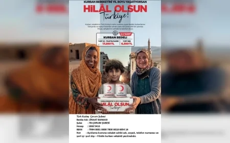 Türk Kızılay Çorum İl Merkezi Başkanı Mustafa Bilgin: “Kurban Bereketini Yıl Boyu Yaşatıyorsan Hilal Olsun Türkiye”
