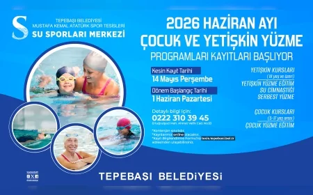 Tepebaşı Belediyesi Mustafa Kemal Atatürk Spor Tesisleri’nde Haziran Dönemi Yüzme Kursu Kayıtları Başlıyor