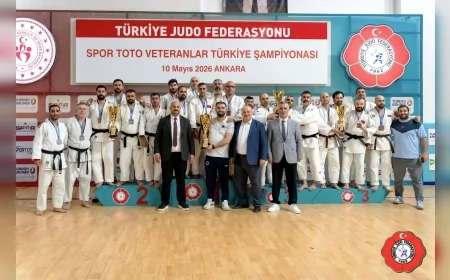 Yunusemre Belediyespor Veteran Judocuları Ankara’da Türkiye İkincisi Oldu