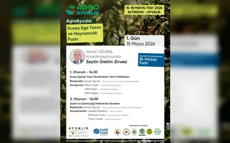 AGROAYVALIK ve Zeytin Üretim Zirvesi Ayvalık’ta sektörün geleceğini masaya yatıracak