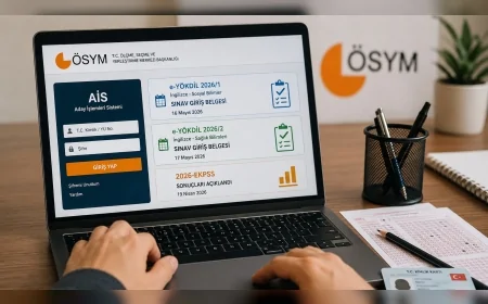 ÖSYM 2026 e-YÖKDİL ve EKPSS duyurularını yayımladı, sınav giriş belgeleri ile sonuçlar erişime açıldı